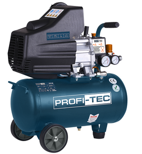 Компрессор масляный PROFI-TEC OC-24 (24 л, 1,5 кВт, 195 л/мин) 007818 фото