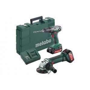 Болгарка та шуруповерт Metabo Combo Set 2.4.3 18 V *BS18+W18 685082000 фото