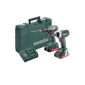 Шуруповерт гайковерт акумуляторний Metabo Combo Set 2.1.7 18 V *BS18+SSD18 685080000 фото
