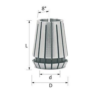 Цанга затискна CMT ER25 D10 ER25D10 фото