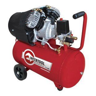 Компрессор поршневой 2-х цилиндровый INTERTOOL PT-0004 PT-0004 фото