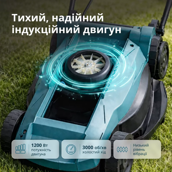 Електрична газонокосарка Konner&Sohnen KS 32LM12-BL 000011184 фото