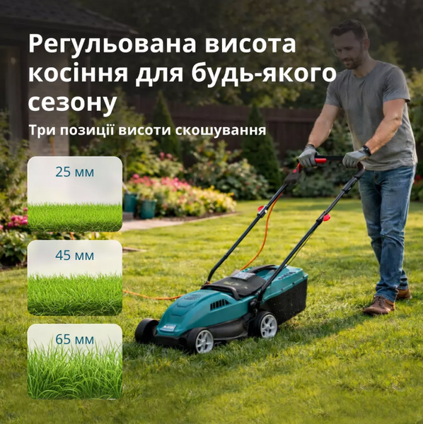 Електрична газонокосарка Konner&Sohnen KS 32LM12-BL 000011184 фото