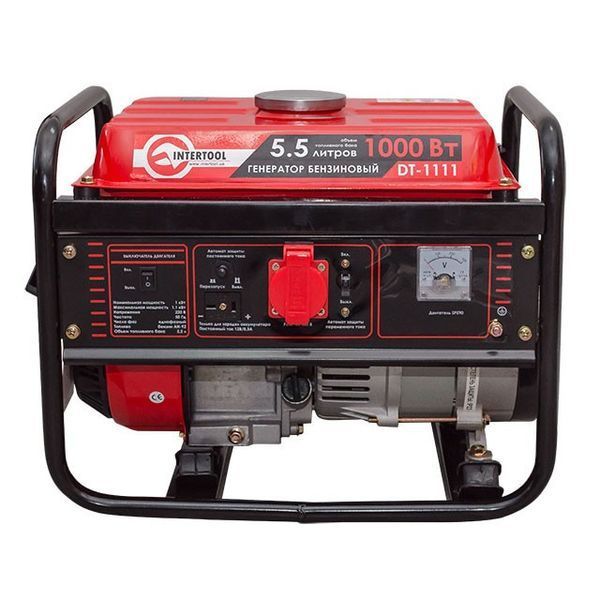 Генератор бензиновый INTERTOOL DT-1111 DT-1111 фото
