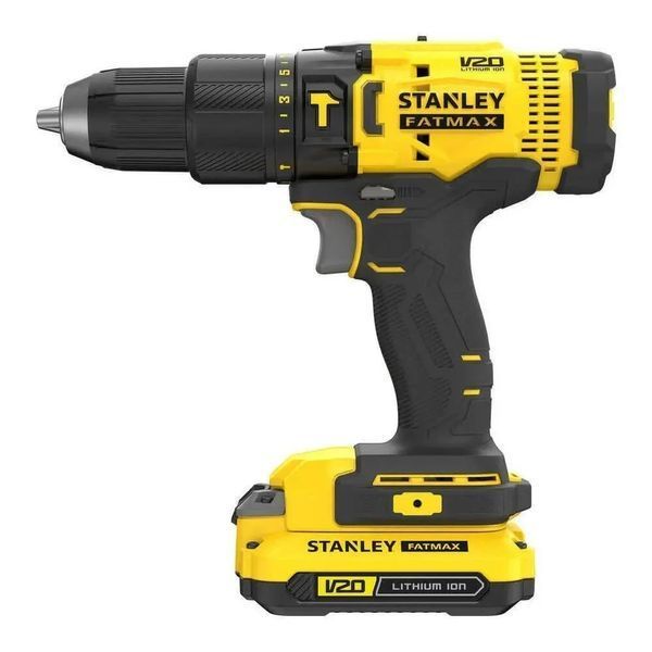 Дриль-шуруповерт ударний акумуляторний Stanley FATMAX SCD711C2K SCD711C2K фото