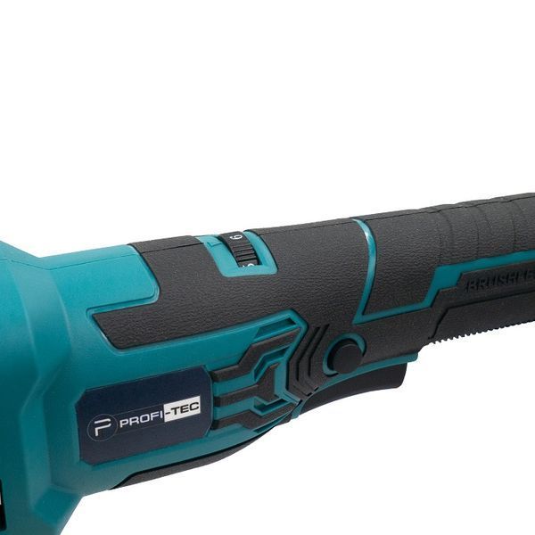 Акумуляторна ексцентрикова полірувальна машина PROFI-TEC DPO1515BL POWERLine (1&times;4.0 А/год, ЗП) 006601 фото