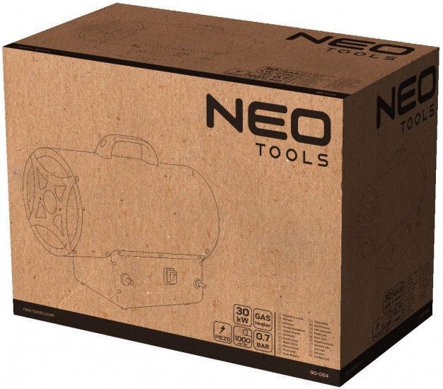 Газовая тепловая пушка Neo Tools 90-084 (30кВт, 0.7 бар) 90-084 фото