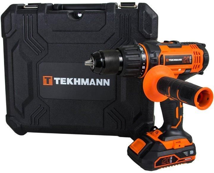 Шуруповерт акумуляторний Tekhmann TCD-60/i20 kit 848394 фото