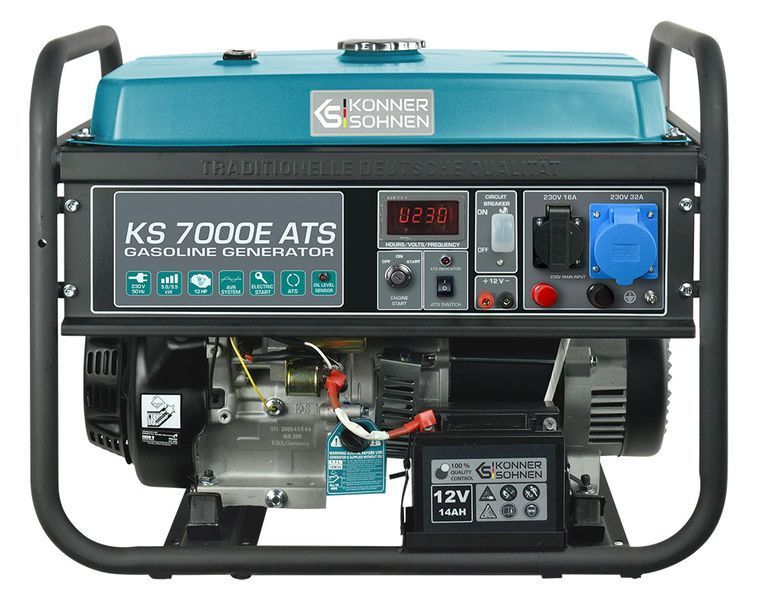 Бензиновый генератор Konner&Sohnen KS 7000E ATS 000000004 фото