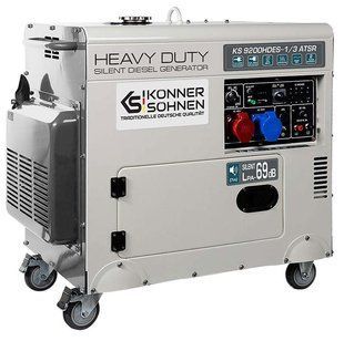 Дизельний генератор Konner&Sohnen KS 9200HDES-1/3 ATSR (EURO V) 000001574 фото