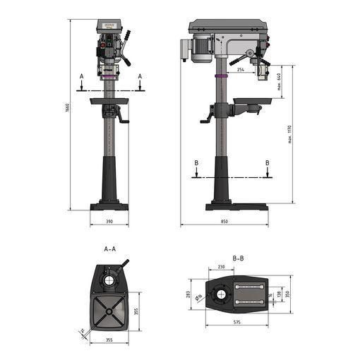 Свердлильний верстат Optimum Maschinen OPTIdrill DQ 32 /400v/3 ph 3191049 фото