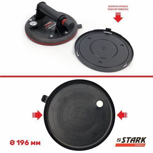 Присоска вакуумна ручна STARK VP-200G (180500021) (120 кг) 180500021 фото