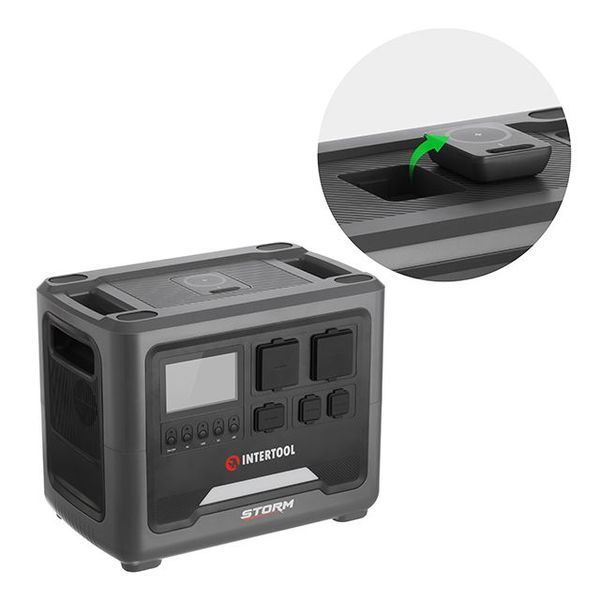 Станция зарядная портативная STORM INTERTOOL WT-7012 (1,8 кВт, 1536 Втч, LiFePO4) WT-7012 фото