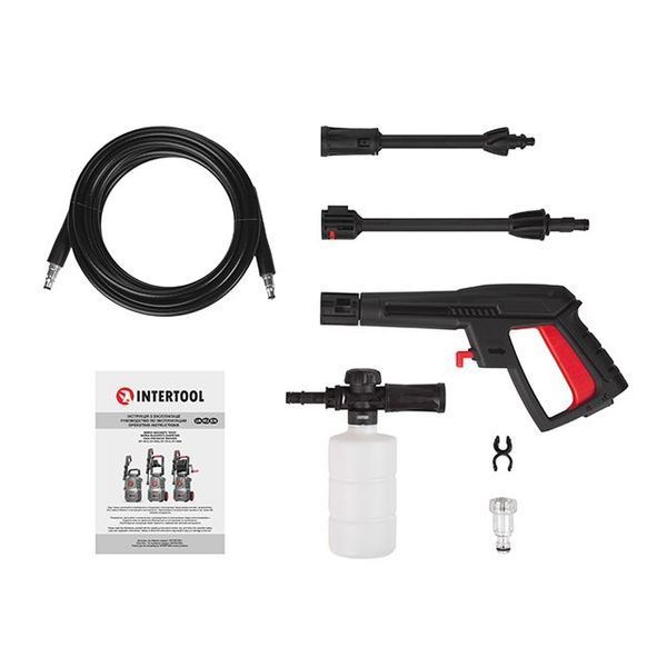 Мийка високого тиску INTERTOOL DT-1516 (1,8 кВт, 100-140 бар, 7 л/хв) DT-1516 фото