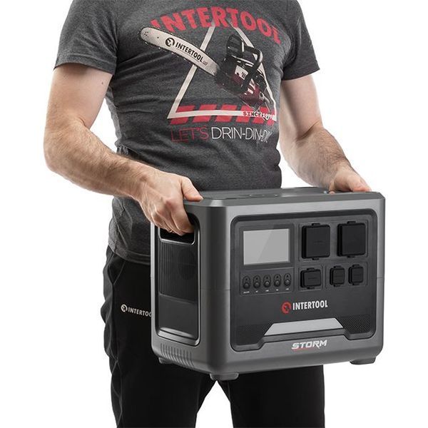 Станция зарядная портативная STORM INTERTOOL WT-7012 (1,8 кВт, 1536 Втч, LiFePO4) WT-7012 фото