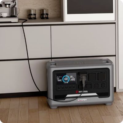 Станція зарядна портативна STORM INTERTOOL WT-7013 (2,4 кВт, 2048 Втч, LiFePO4) WT-7013 фото
