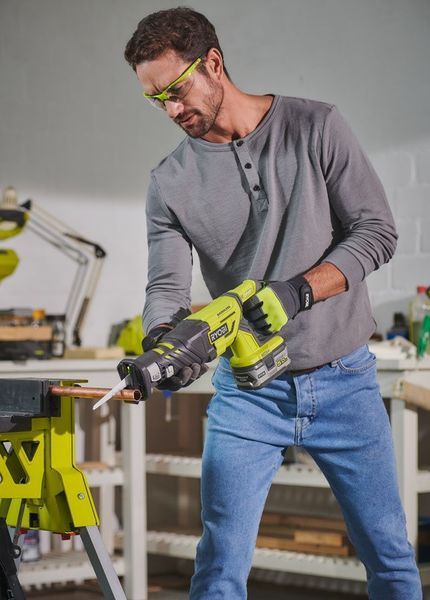 Аккумуляторная сабельная пила Ryobi R18RS7-0 ONE+ (каркас) 5133003809 фото