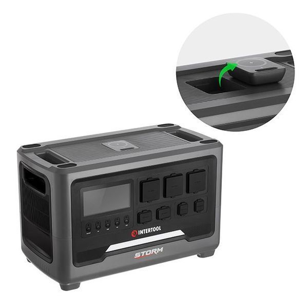 Станція зарядна портативна STORM INTERTOOL WT-7013 (2,4 кВт, 2048 Втч, LiFePO4) WT-7013 фото