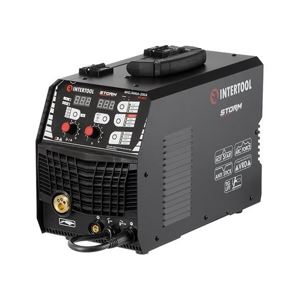 Полуавтомат инверторный STORM INTERTOOL WT-4012 (MIG/MMA-200A) WT-4012 фото