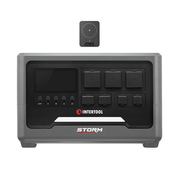 Станція зарядна портативна STORM INTERTOOL WT-7013 (2,4 кВт, 2048 Втч, LiFePO4) WT-7013 фото