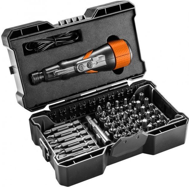 Акумуляторна викрутка Neo Tools 04-200 (micro-USB, 3.6В, Li-Ion, 280 об/хв, 1/4", 36 біт) 04-200 фото