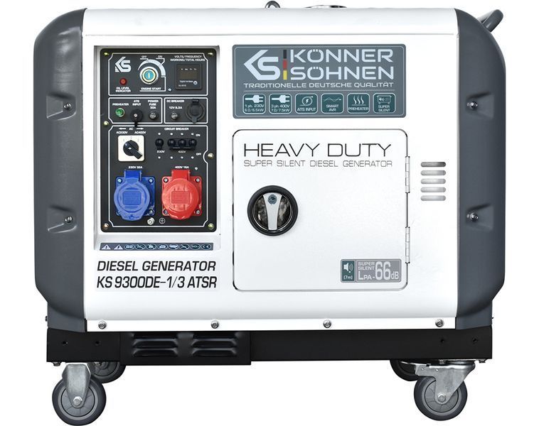 Дизельний генератор Konner&Sohnen KS 9300DE-1/3 ATSR SUPER S (Euro V) 000004500 фото
