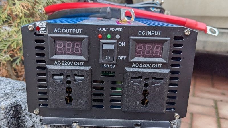 Домашний UPS ИБП инвертор чистая синусоида 220V 4500W 24V (19170) 19170 фото