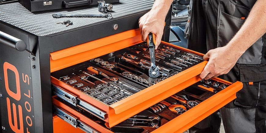 Візок інструментальний 6 полковий Neo Tools 84-221 сталевий корпус 84-221 фото