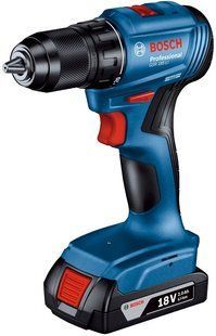 Акумуляторний дриль-шуруповерт Bosch GSR 185-Li Professional (2 акб 18V 2.0Ah, з/в, у кейсі) 06019K3000 фото