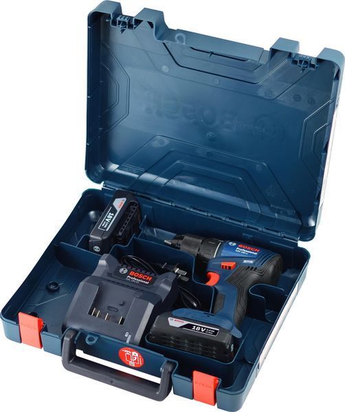 Аккумуляторная дрель-шуруповерт Bosch GSR 185-Li Professional (2 акб 18V 2.0Ah, з/у, в кейсе) 06019K3000 фото