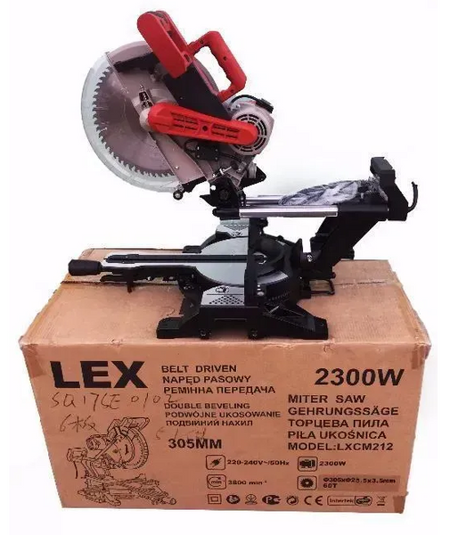Пила торцювальна з протяжкою LEX LXCM305 (3000 Вт, з лазером) LXCM305 фото