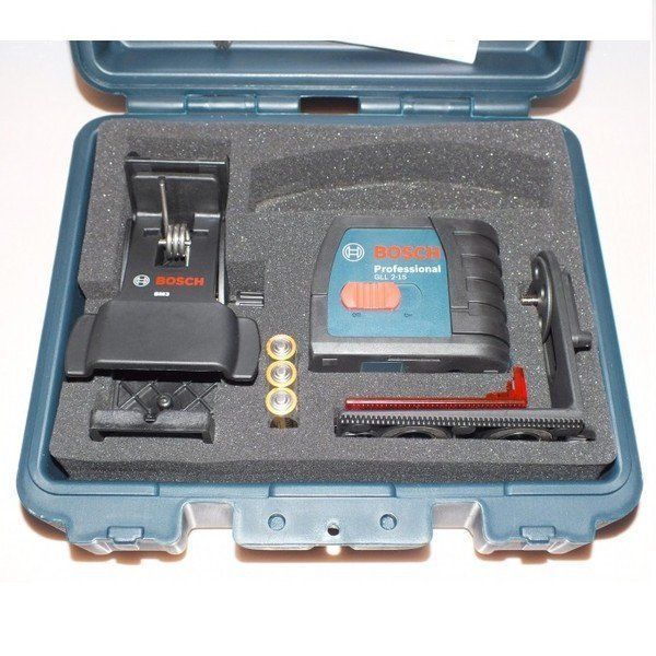 Лазерный нивелир Bosch GLL 2-15 Prof. + BM 3 0601063702 фото