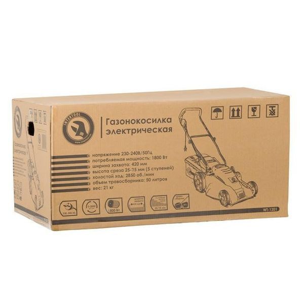Газонокосарка електрична INTERTOOL WT-1201 WT-1201 фото