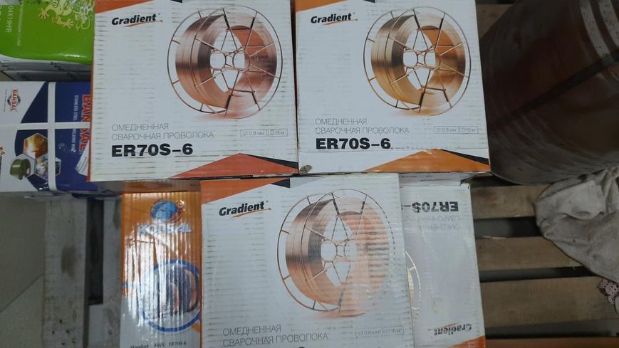 Сварочная проволока Gradient ER70S-6 1.0 мм 15 кг GWC1015 фото