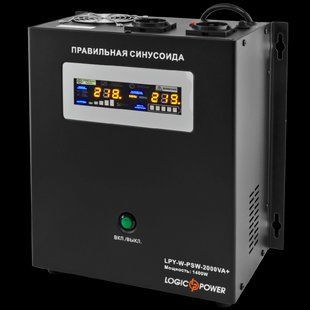 Джерело безперебійного живлення ДБЖ Logicpower LPY-W - PSW-2000VA+ (1400Вт) 10A/20A 24В 4146 фото