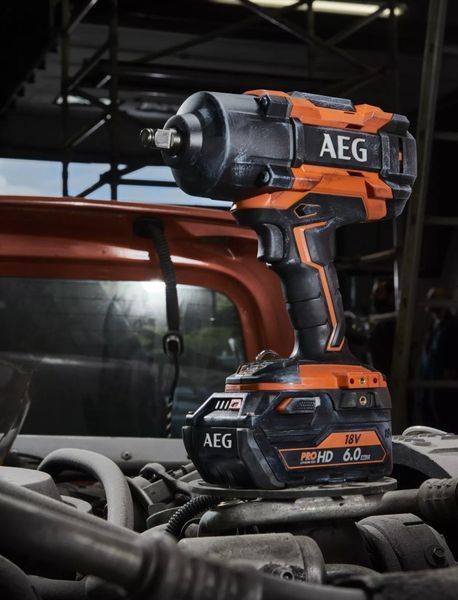 Гайковерт акумуляторний ударний AEG BSS 18 HTF 12 B6-0 (каркас) 4935472245 фото