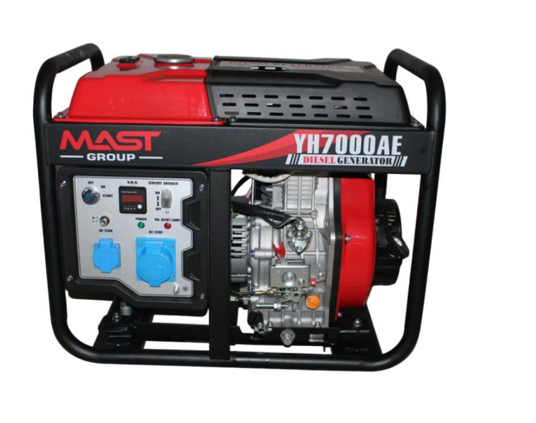 Дизельний генератор MAST GROUP YH7000AE + газова плитка Orcamp CK-505 + електричний обігрівач Gardyer HE2000 KYH7000AE фото