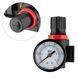 Регулятор тиску 1/4", 0,5-8 бар INTERTOOL PT-1425 PT-1425 фото 4