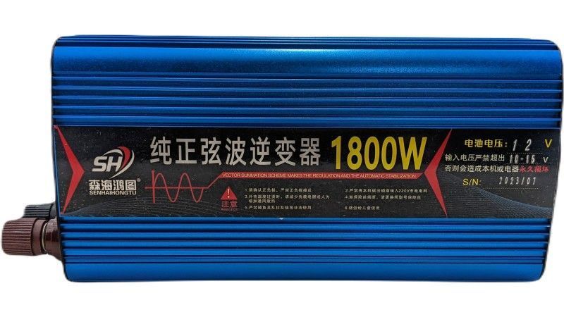 Інвертор перетворювач SH12.1800 12V чистий синус (19901) 19901 фото