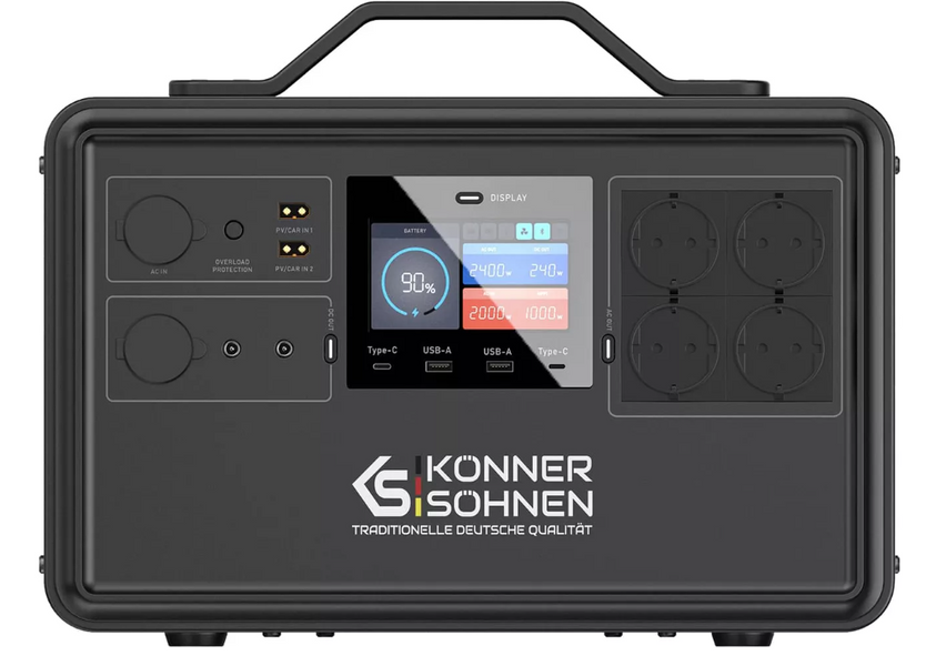Електростанція портативна Konner&Sohnen KS 2400PS 000006914 фото