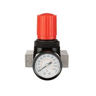 Регулятор давления 1/4", 1-16 бар, 1600 л/мин, профессиональный INTERTOOL PT-1429 PT-1429 фото