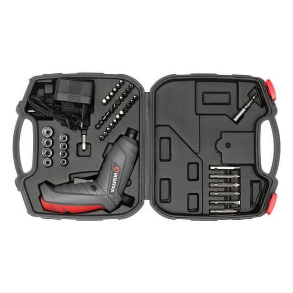Акумуляторна викрутка INTERTOOL DT-0302 (3.6В у кейсі) DT-0302 фото