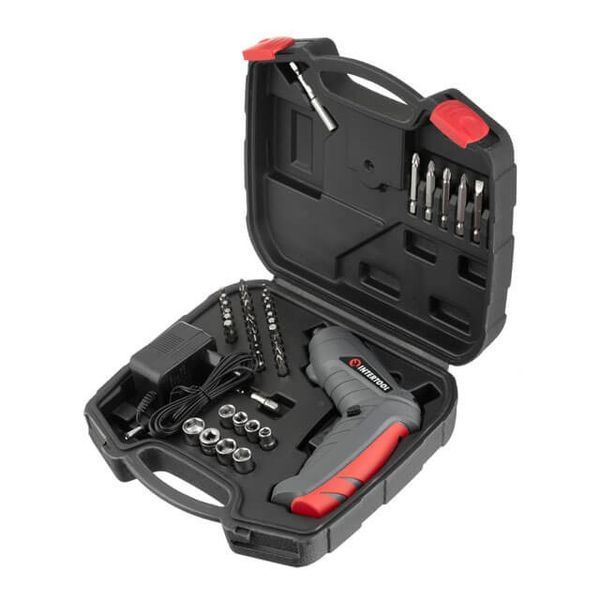 Акумуляторна викрутка INTERTOOL DT-0302 (3.6В у кейсі) DT-0302 фото