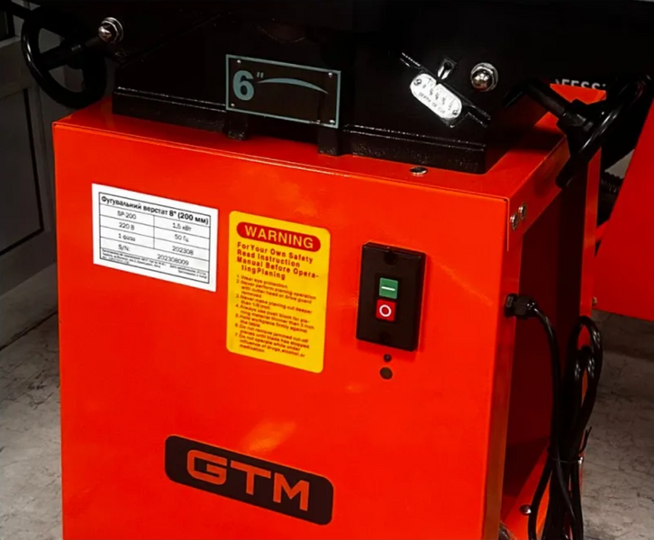 Станок фуговальный GTM SP-150 (750 Вт) 18300 фото