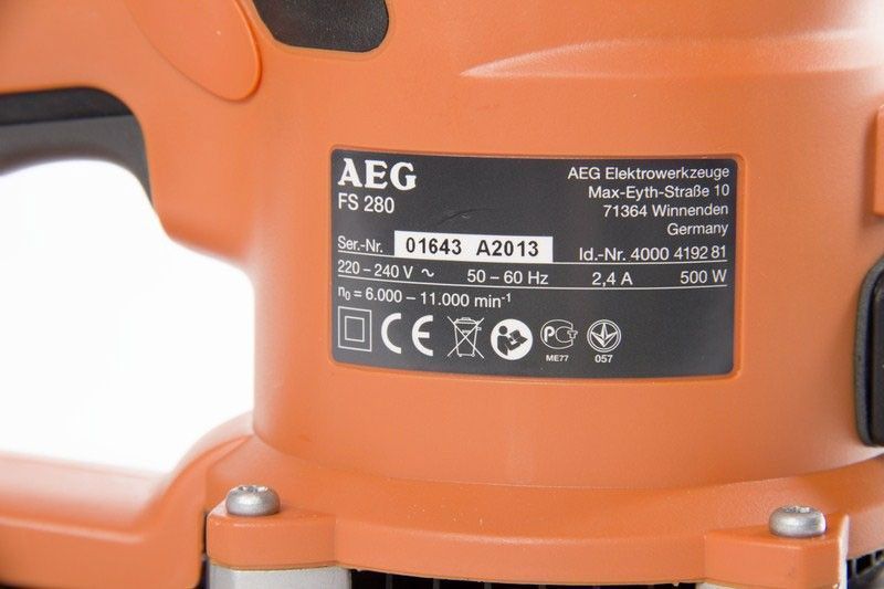 Шліфмашина вібраційна AEG FS 280 4935419280 фото