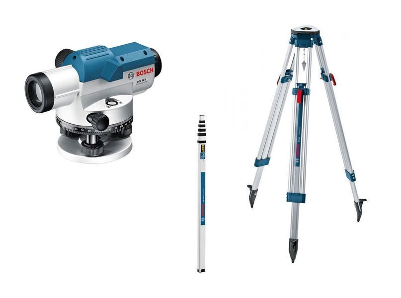 Нівелір оптичних Bosch GOL 26 D + BT160 + GR500 0.601.068.002 фото