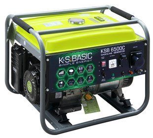 Генератор бензиновий Konner&Sohnen BASIC KSB 6500C (5 кВт) 000002990 фото