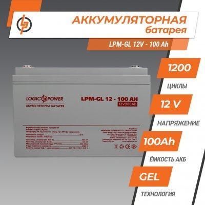 Акумулятор гелевий LPM-GL 12V-100 Ah 3871 фото