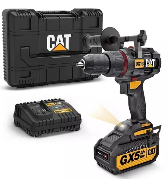 Акумуляторний ударний дриль-шуруповерт CAT DX13 DX13 фото