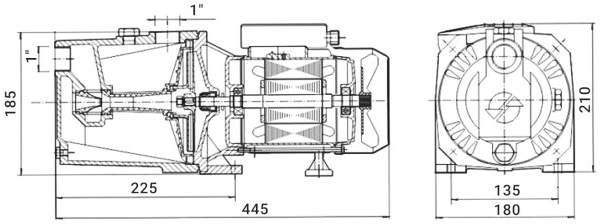 Поверхностный насос TATRA-line JET150L JET150L фото